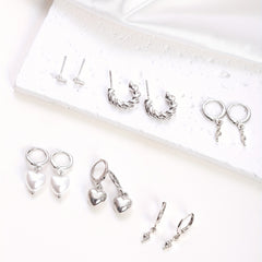 12pcs Earrings Ear Buckle Set - Stacking Earrings Set