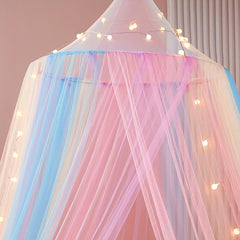 Princess Style Mosquito Net Canopy with Valance