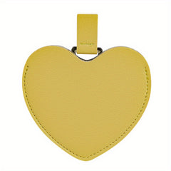 Heart Shaped Makeup Mirror Metal Ultra Thin Mini Vanity Mirror