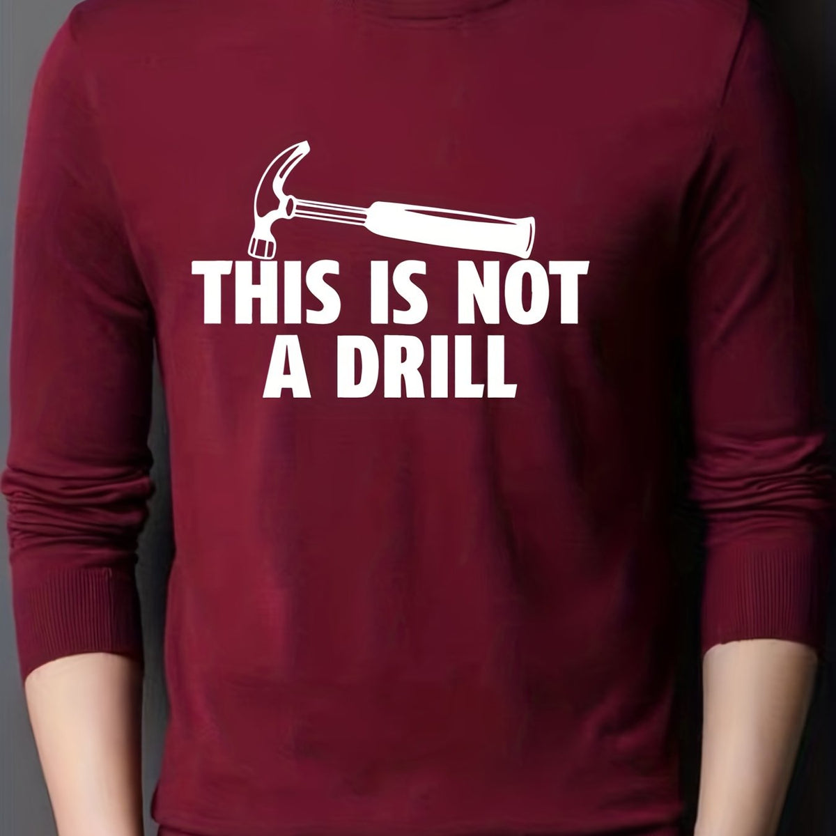 Men's Knitted Crew Neck Pullover Sweater for Fall Winter