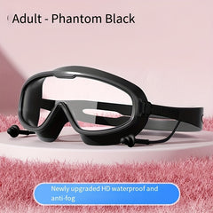 Waterproof Anti-fog HD Swimming Goggles for Men and Women - Large Frame