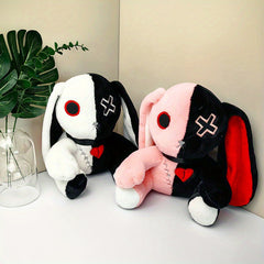 2pcs Evil Rabbit Plush Toy Halloween Decor