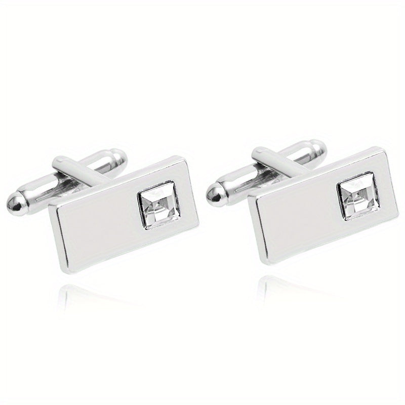 CZ Cufflinks Shirt Cufflinks Wedding Suit Accessories