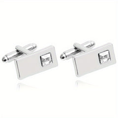 CZ Cufflinks Shirt Cufflinks Wedding Suit Accessories