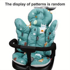 Child Safety Seat Cushion Winter Thick Warm Cotton Pad Pure Cotton
