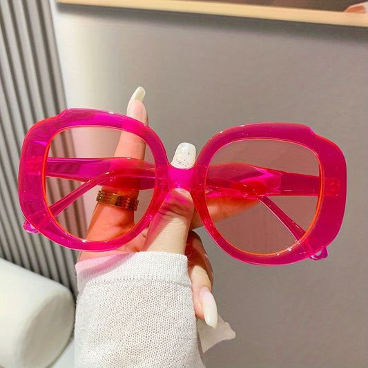 Y2K Oversized Round Sunglasses UV400 Sun Shades