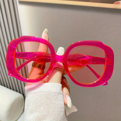 Y2K Oversized Round Sunglasses UV400 Sun Shades