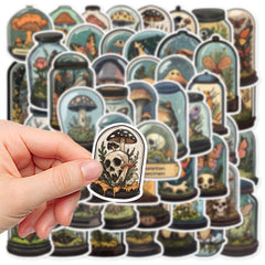 Vintage Forest Specimen Bottle Stickers, Art Decals for DIY, Mixed Set