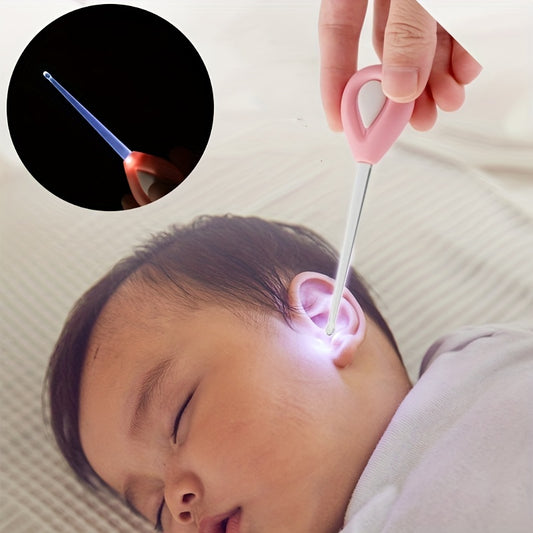 Baby Luminous Ear Spoon With Light