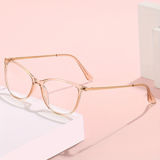Light Blocking Reading Glasses Jelly Cat Eye HD Presbyopic Glasses