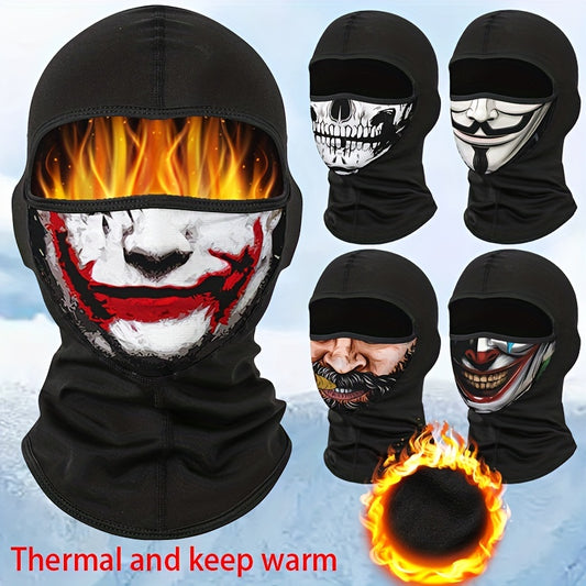 Winter Warm Balaclava Face Mask Ghost Skull Magic Scarf Bandana