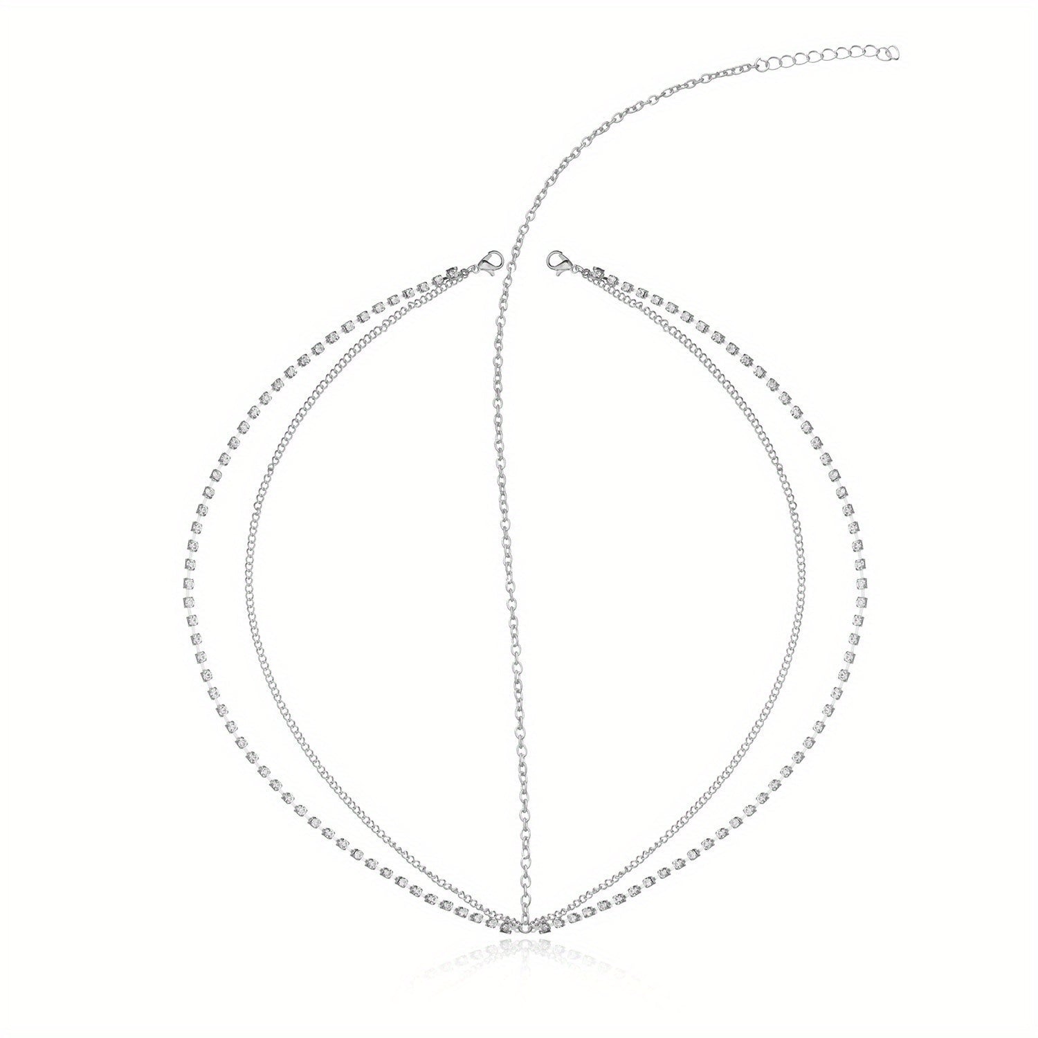 Bohemian Rhinestone Head Chain for Wedding Prom Party