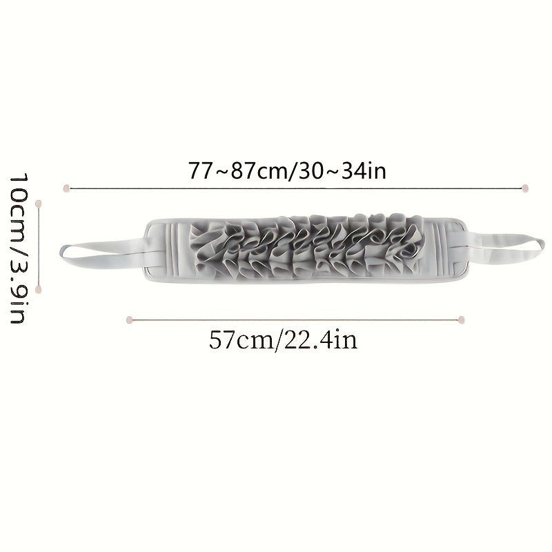 Exfoliating Back Scrubber Double Sided Cloth Strap Long Handle Back Washer