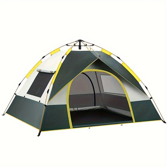 Quick Opening UV Protection Camping Tent For 2-4 People