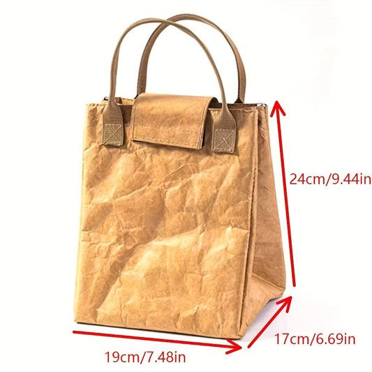 Waterproof Insulated Lunch Bag with Cutlery Bag - Keep Food Fresh