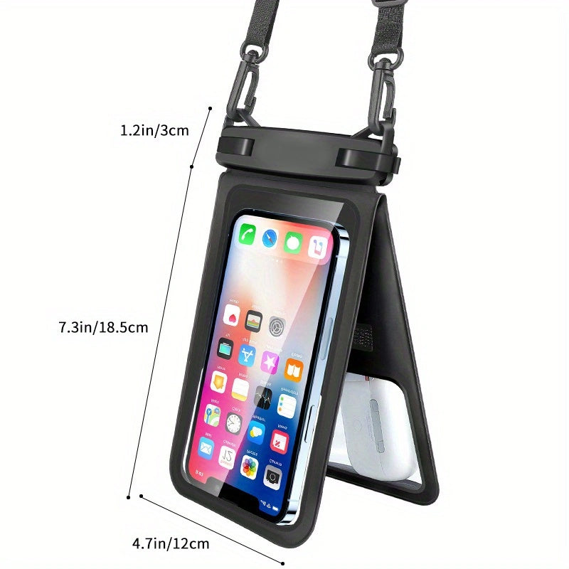 Clear PVC Phone Dry Bag Waterproof Diving Case Touch Screen Pouch