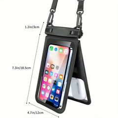 Clear PVC Phone Dry Bag Waterproof Diving Case Touch Screen Pouch