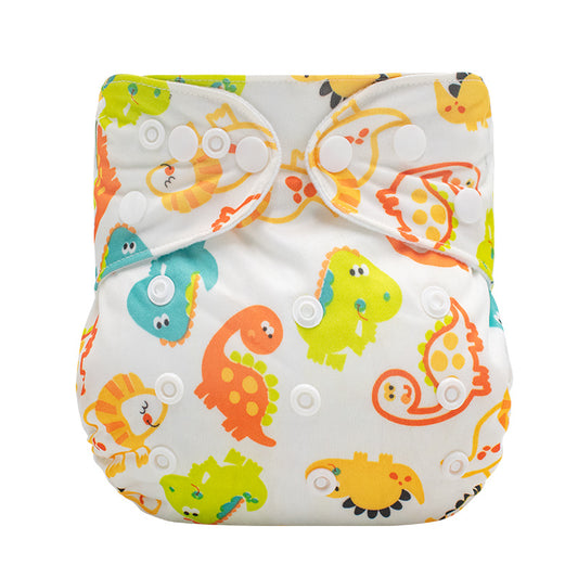 Washable Diaper Waterproof Cover Reusable Cloth Nappies for 3-15kg