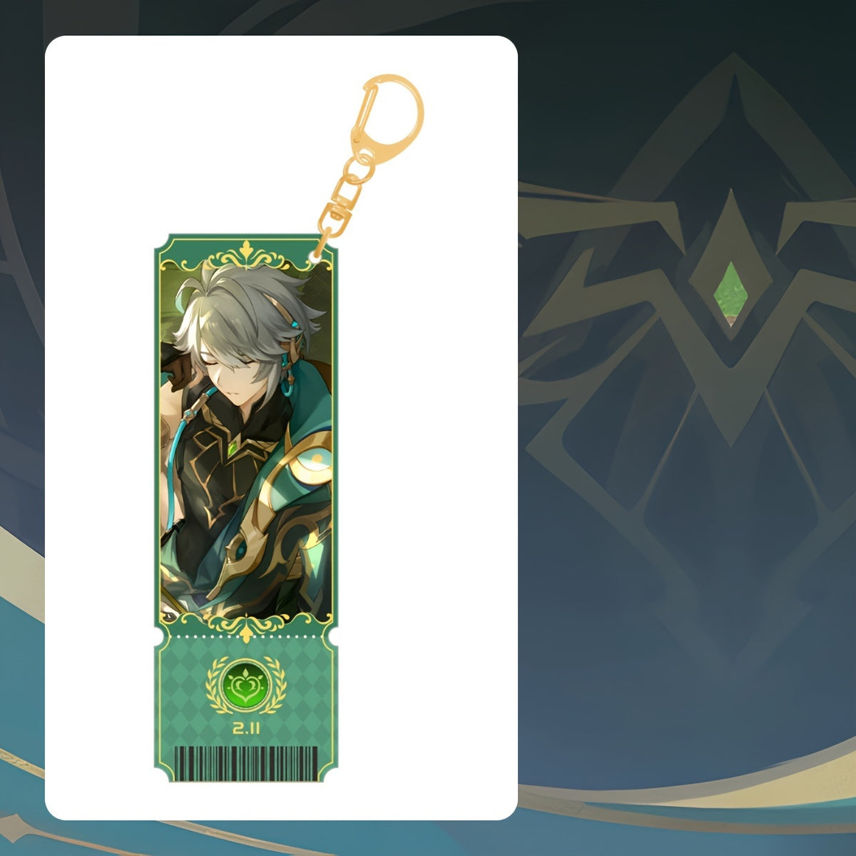 Acrylic Ticket Decoration Character Keychain for Anime Fans