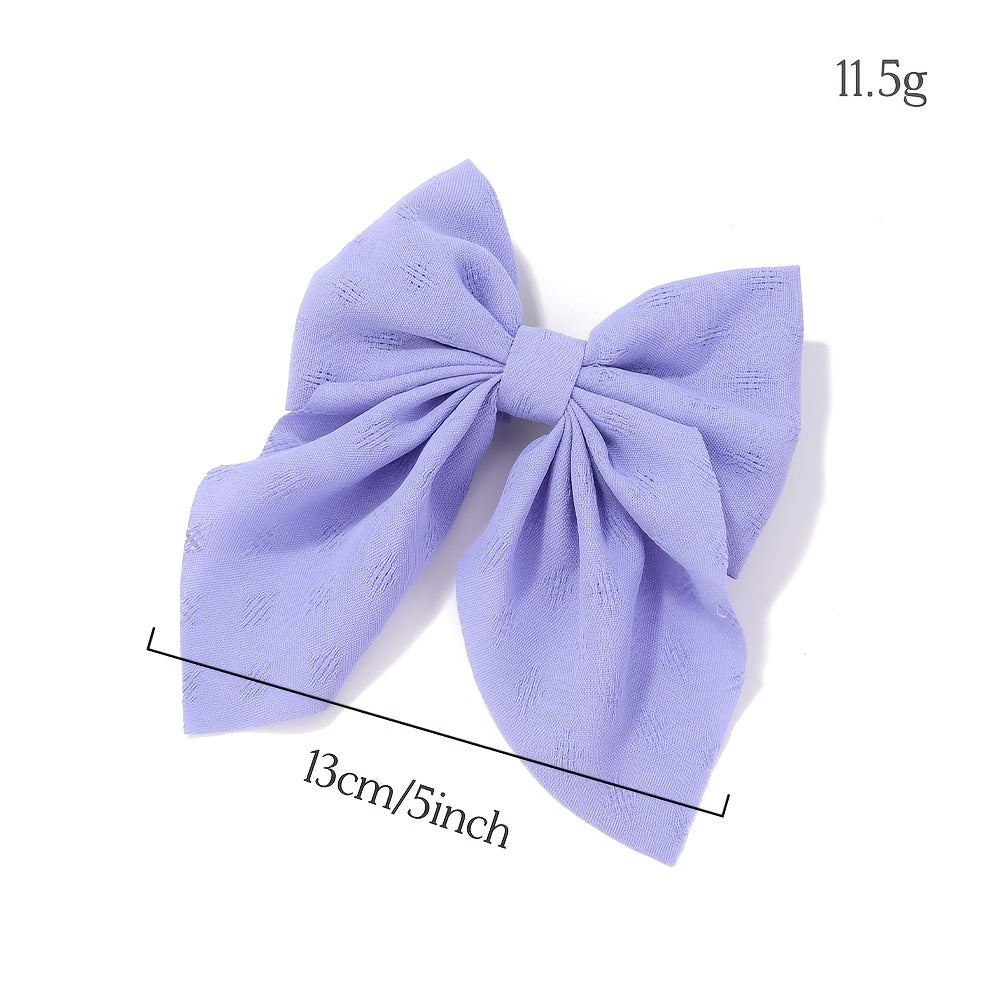 4pcs Baby Girls Bow Hair Clip Set for Baby Girls