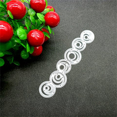 1pc Round Element DIY Metal Carbon Steel Cutting Mold Paper Art