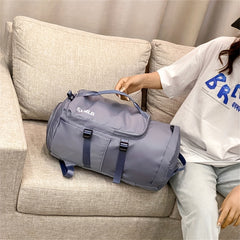 Large Capacity Waterproof Duffle Backpack for Travel and Fitness