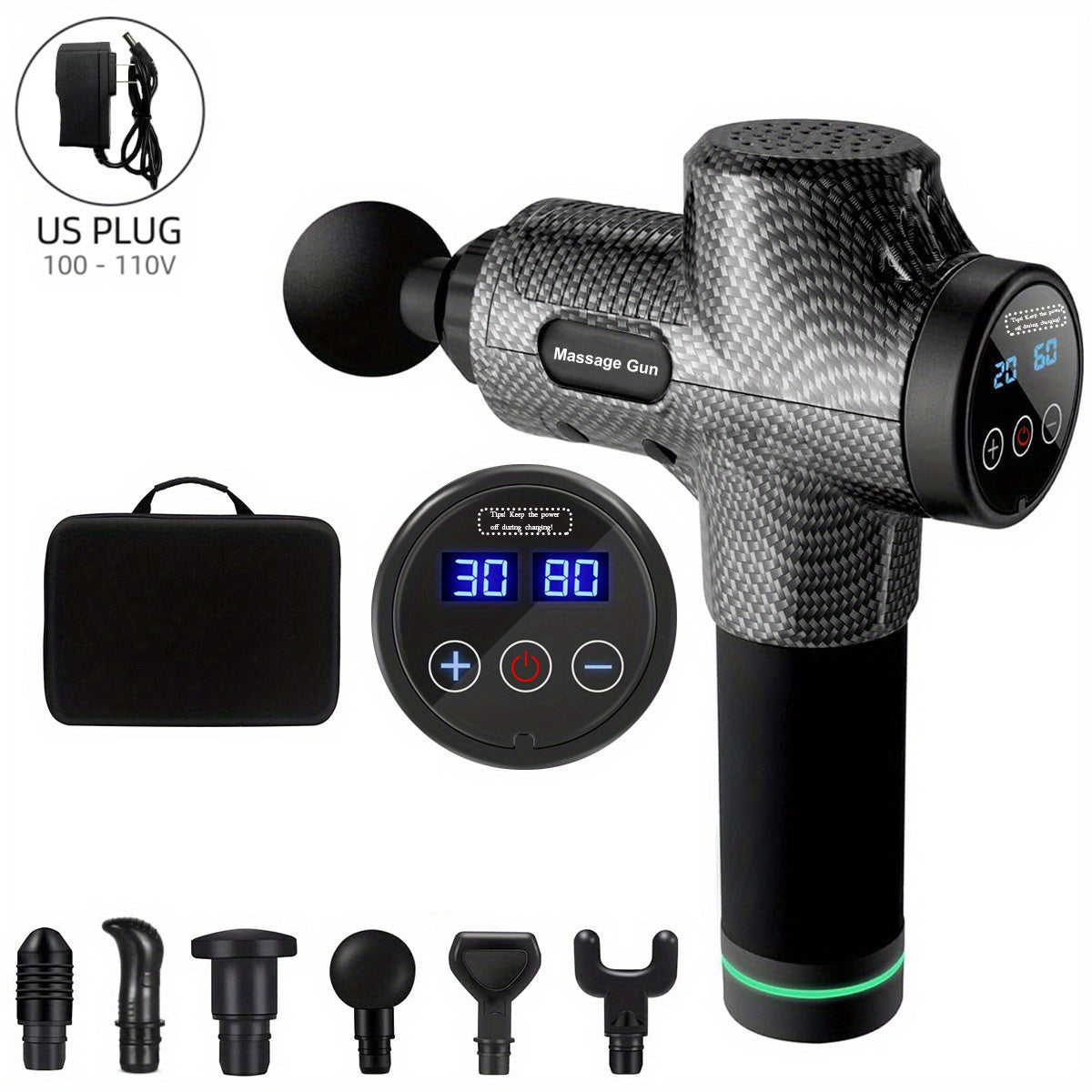 Massage Gun Deep Tissue Relaxation 30 Speed Hand Held Massager