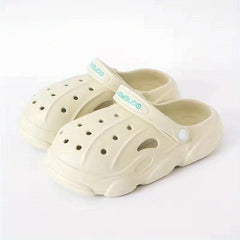 Women's Solid Clogs Casual Beach Shoes Soft Sole Breathable