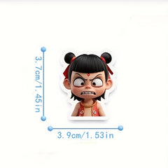 60pcs Anime Sticker Pack Cartoon Expressions DIY Decals