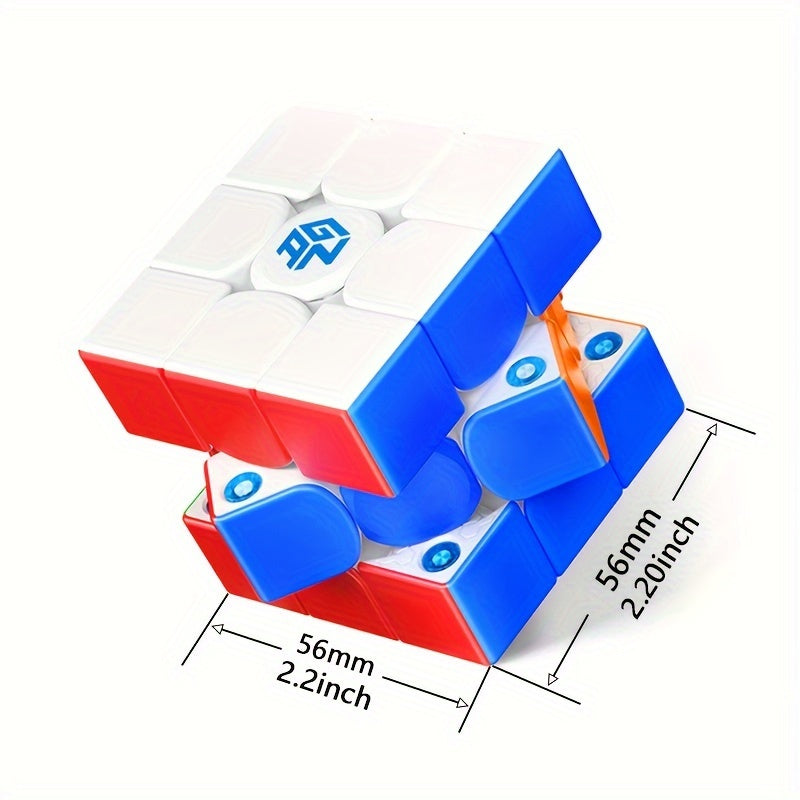 GanCube GAN356m E 3x3 Magnetic Speed Cube Stickerless Educational Puzzle Toy