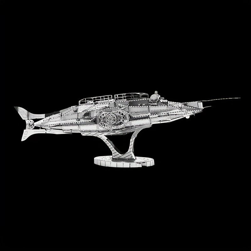 3D Metal Jigsaw Puzzle Model DIY Boat Military Series Birthday Gift