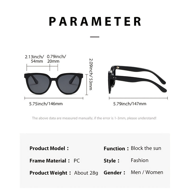 Oval Round Polarized Sunglasses Vintage Sunnies Eyewear