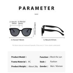 Oval Round Polarized Sunglasses Vintage Sunnies Eyewear