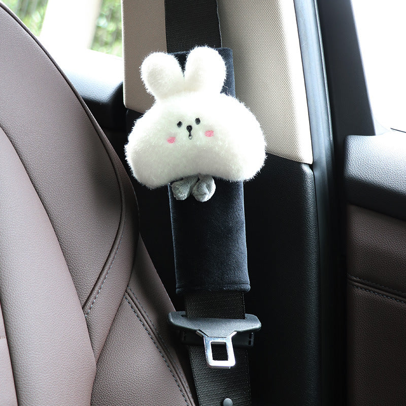 Rabbit Car Seat Pillow Lumbar Neck Headrest