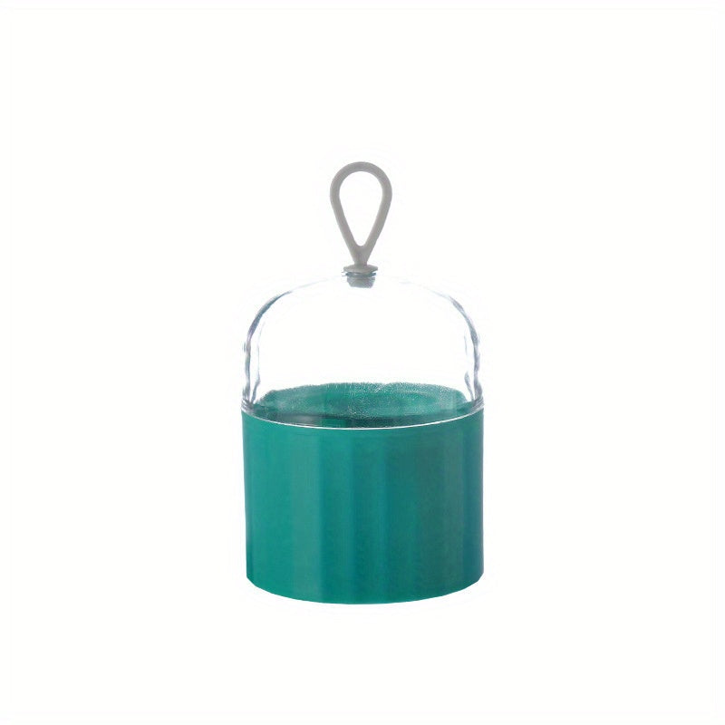 Makeup Sponge Holder Clear Cosmetic Blender Storage Box With Clear Lid