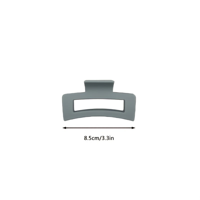 3pcs Large Hollow Hair Claw Nonslip Ponytail Holder Women Girls Shark Claw