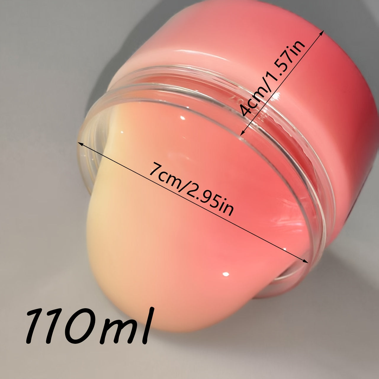 110ml Pink Swirl Crystal Slime Soft Stretchy Non Toxic Toy