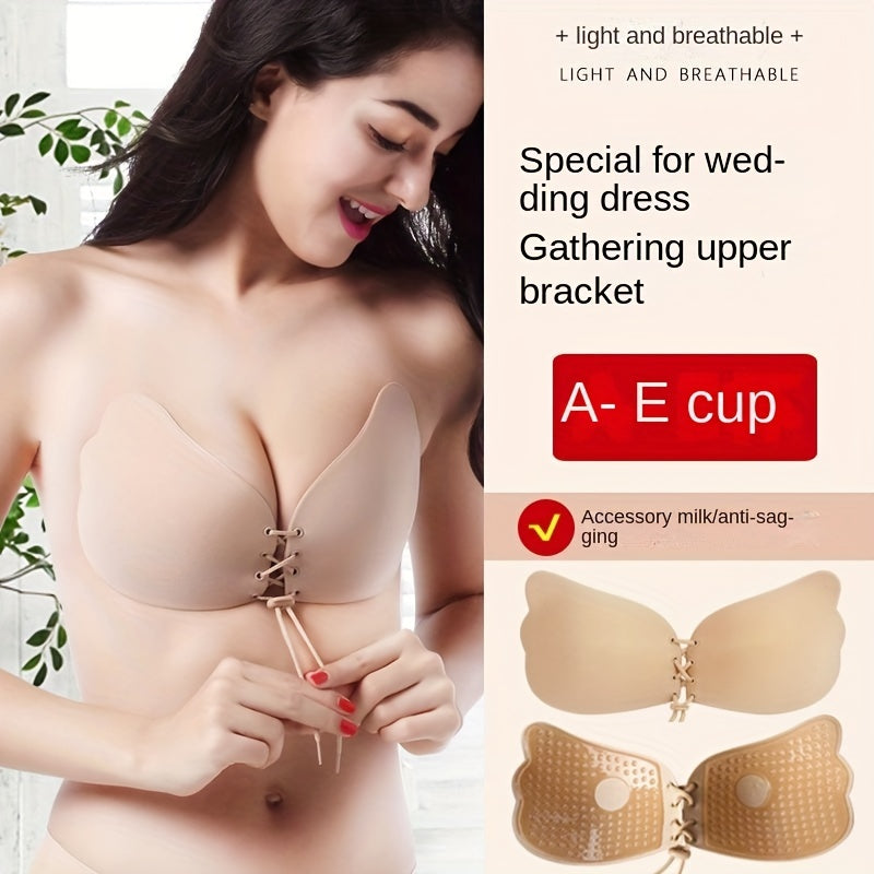 Invisible Stick On Lift Bra Strapless Self Adhesive Push Up Bra