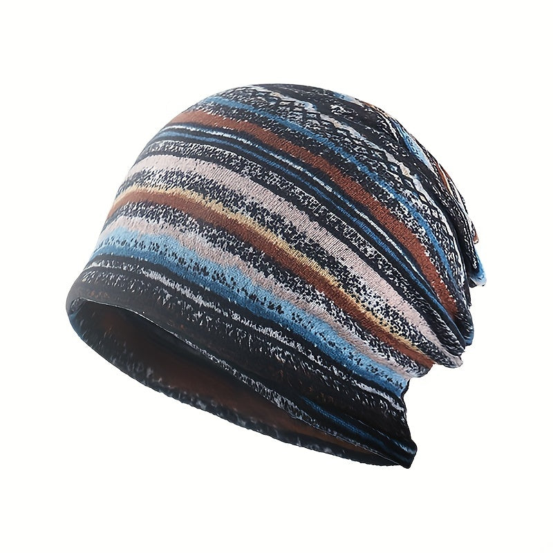 Retro Sports Hat Neck Gaiter Beanies Dual use For Men