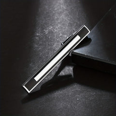 Steel Drip Oil Mirror Tie Clip