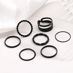 Vintage Gothic Stackable Rings Set for Women Girls