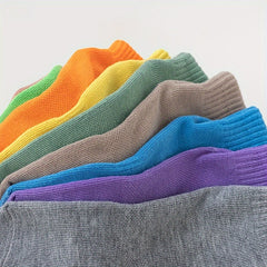 5 Pairs Baby Boy's Non Slip Socks Soft and Comfy