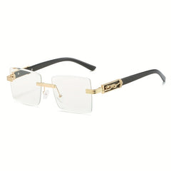 Leopard Head Sunglasses with Case & Cloth