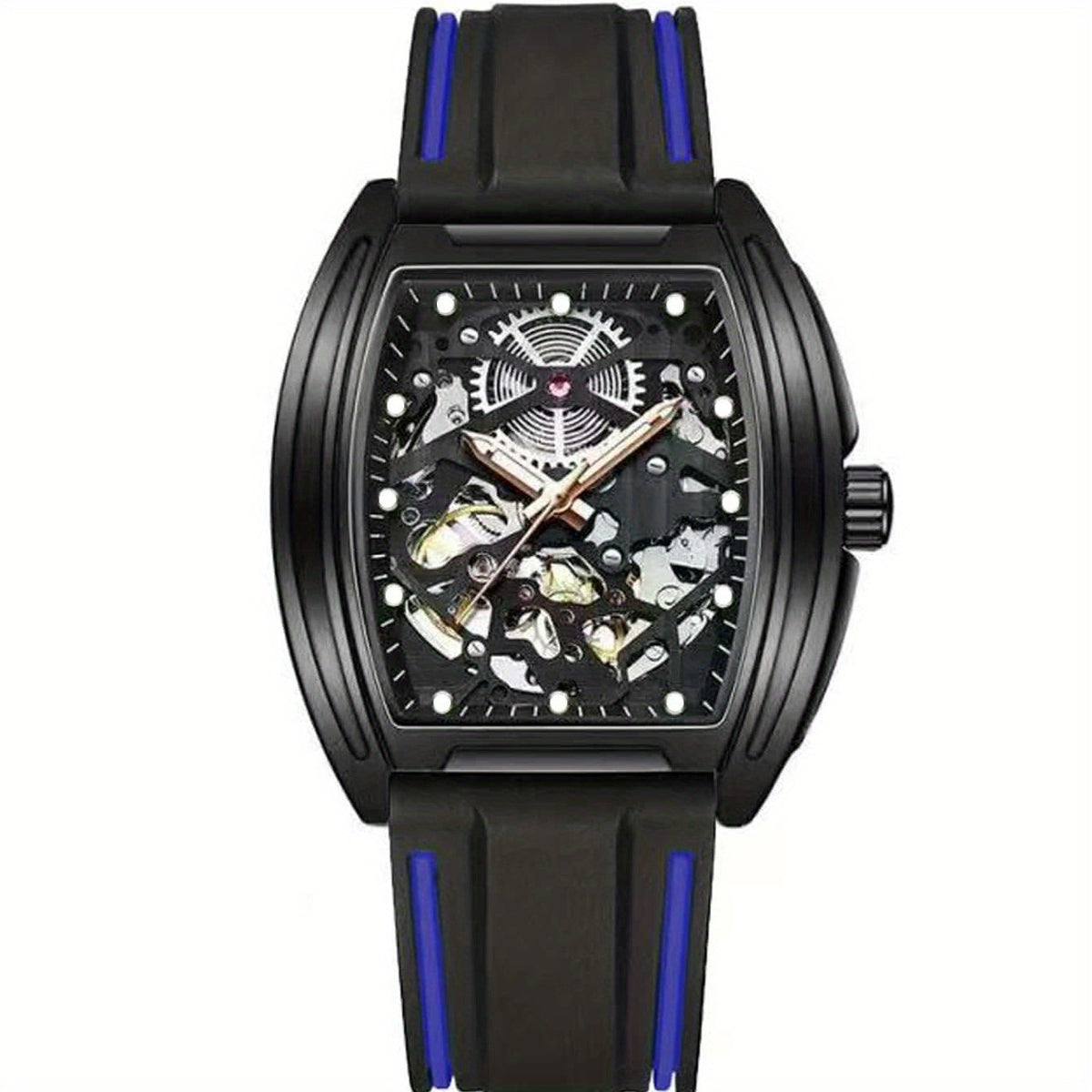 Men's Multicolor Alloy Luminous Mechanical Watch