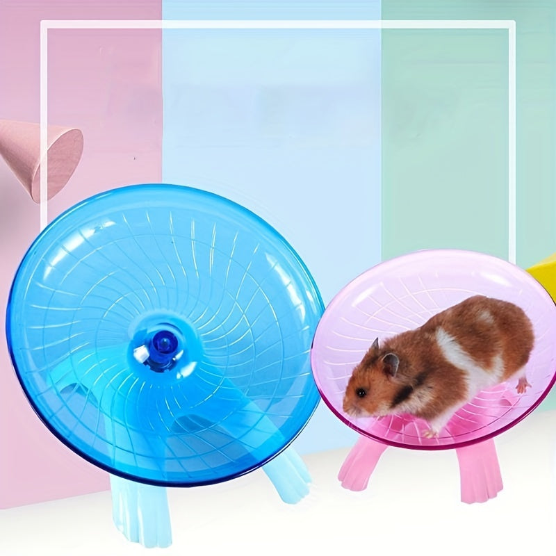 Silent Hamster Exercise Wheel Hamster Running Spinner Toy for Small Animals