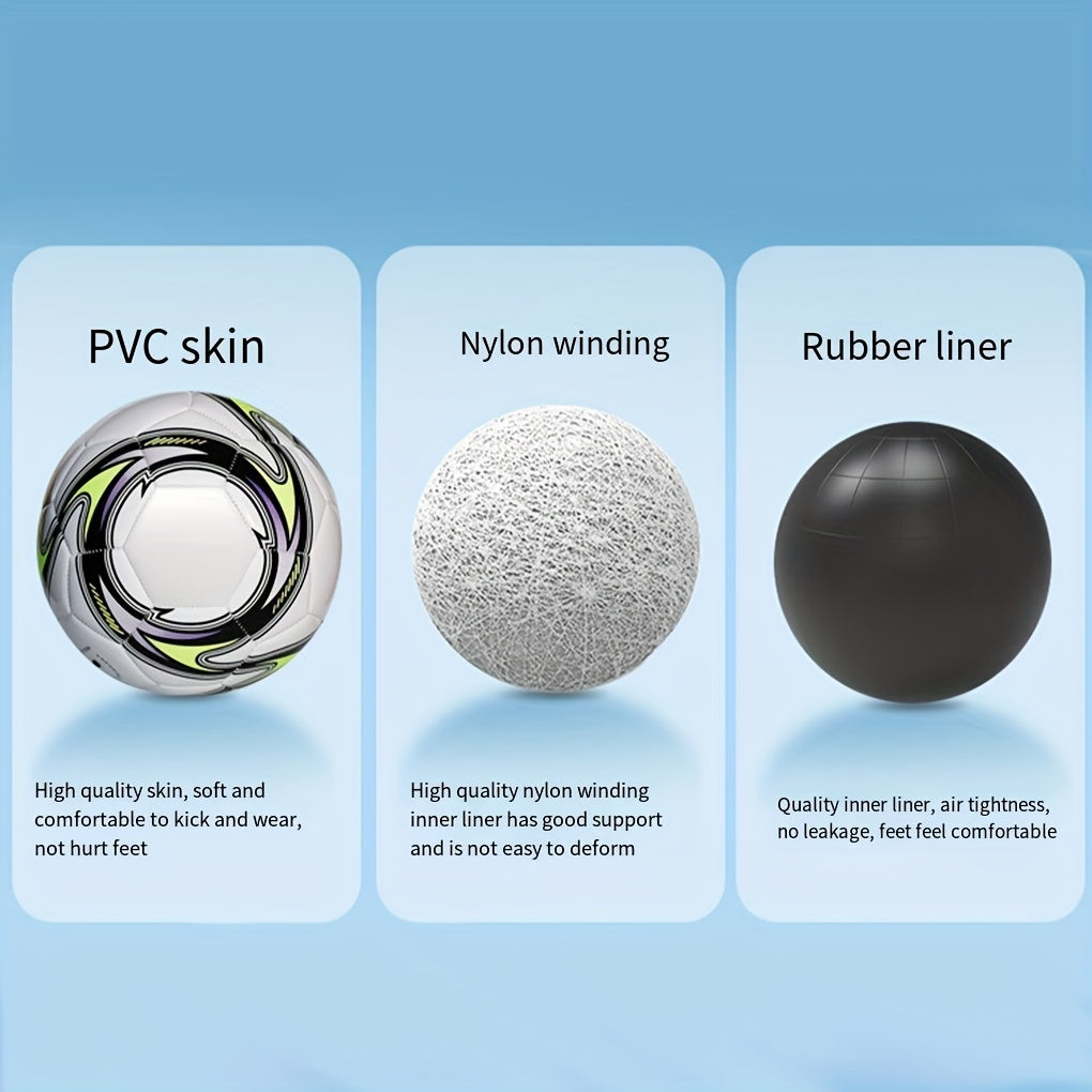 1pc Size 5 Football 2 7mm Thick for Training and Competition
