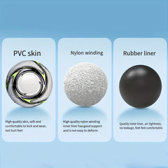 1pc Size 5 Football 2 7mm Thick for Training and Competition