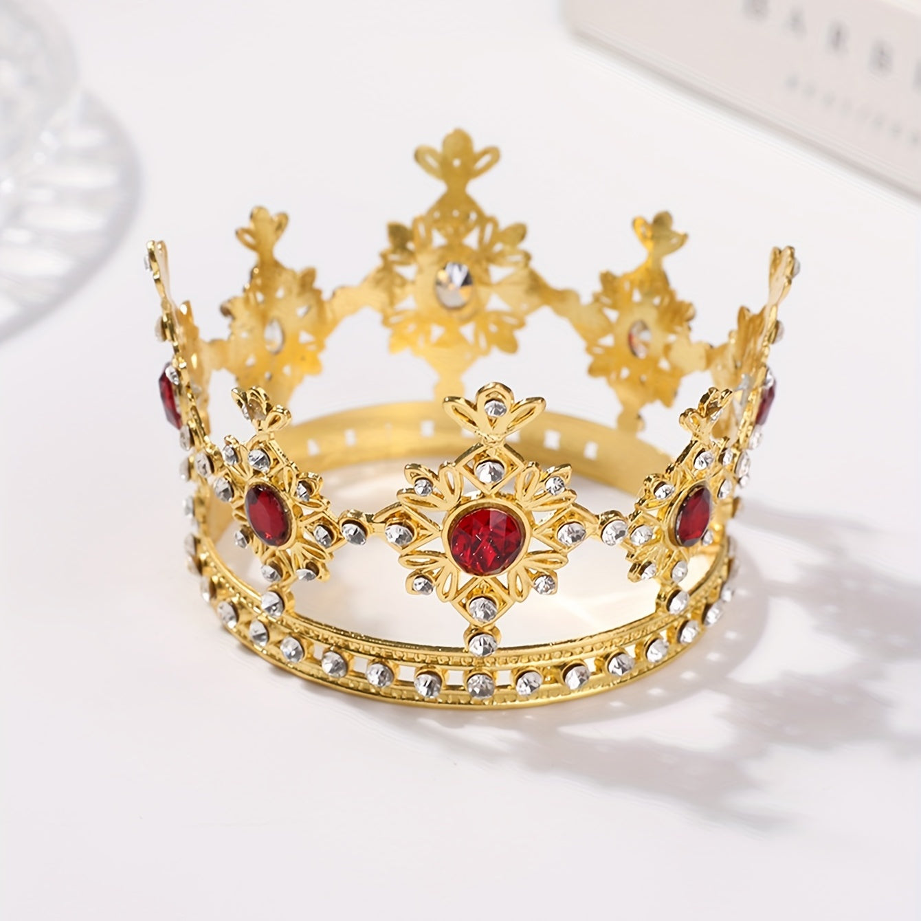 Rhinestone Crown Headband Princess Tiara Birthday Party Prom Headdress