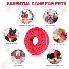 Inflatable Dog Donut Collar for Recovery After Surgery