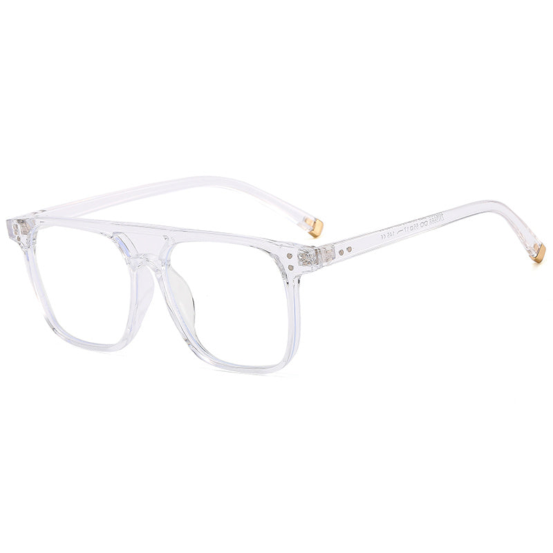 Men's Transparent Frame Flat Mirror